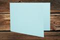 [110503.2] Klappkarten 110x170/340 mm langdoppelt Hellblau 230 g/qm